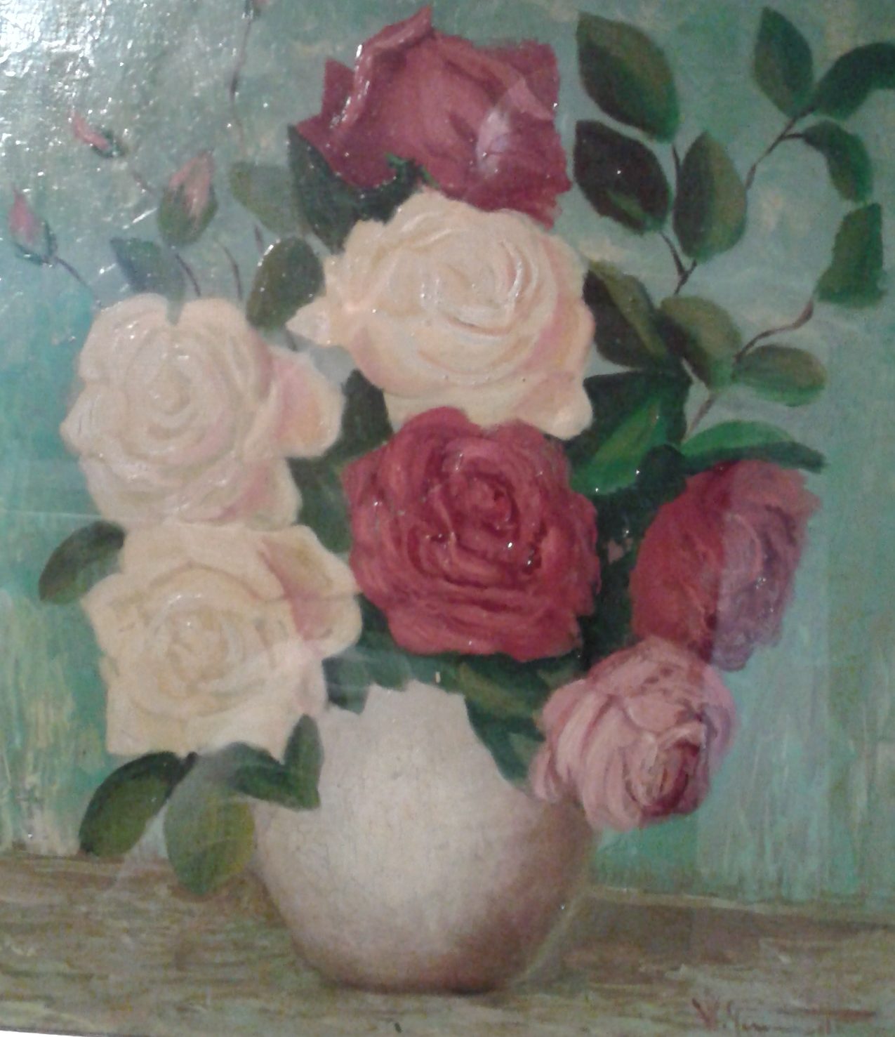 William Girometti, Vaso di fiori, 1957?, collezione privata